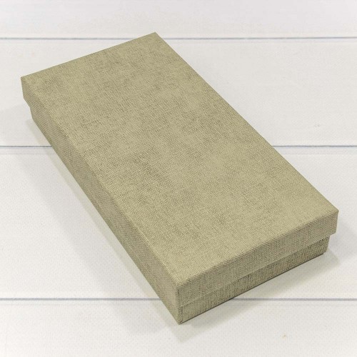 720310/8 Коробка Прямоугольная 24*12*4 под кошелек Серый 1/120