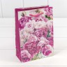 00019G Пакет подарочный "Цветы" 128 гр/м2 14*20*7 см (микс) 1/20 1/600