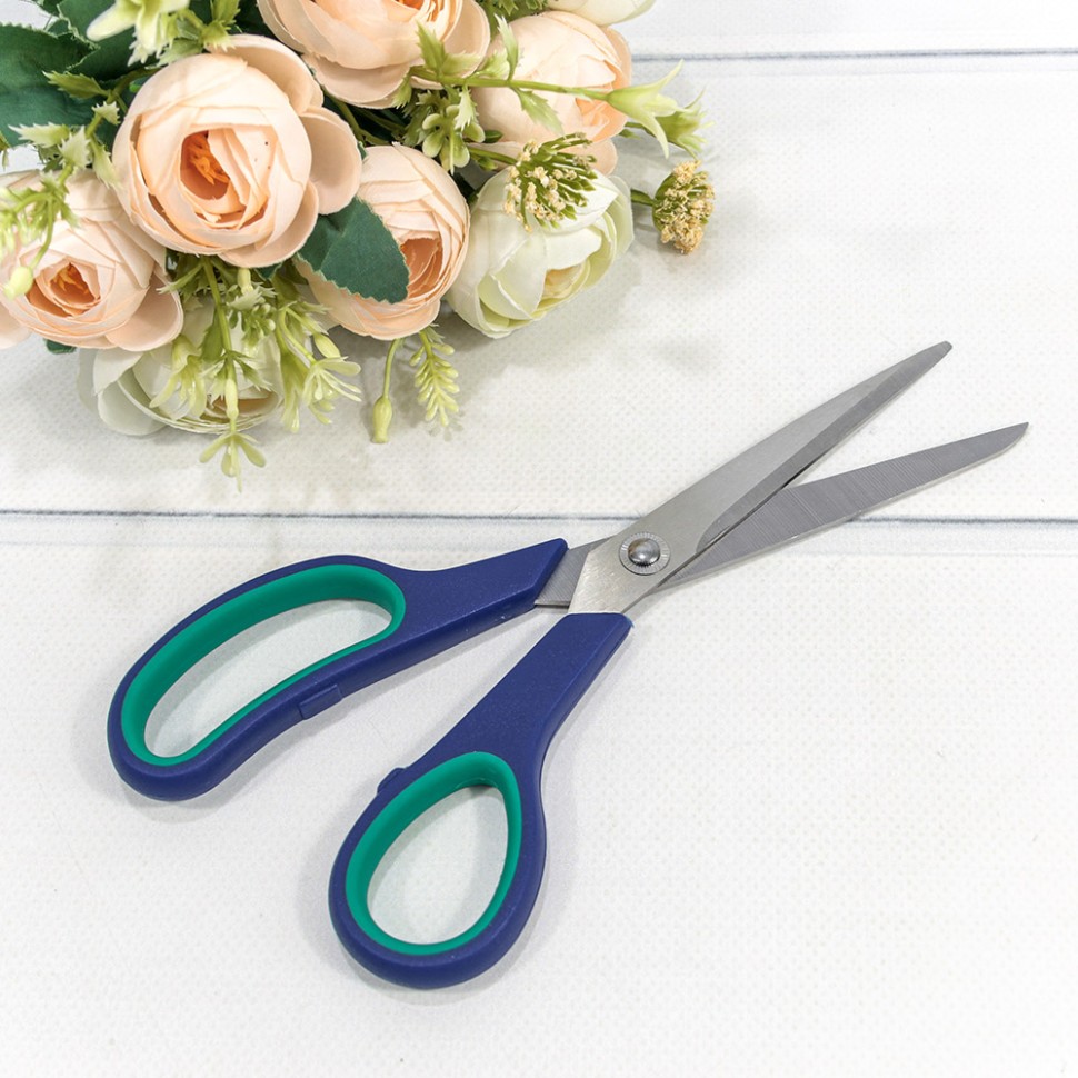 1035/2 Ножницы 21см Синий 1/10 1/240