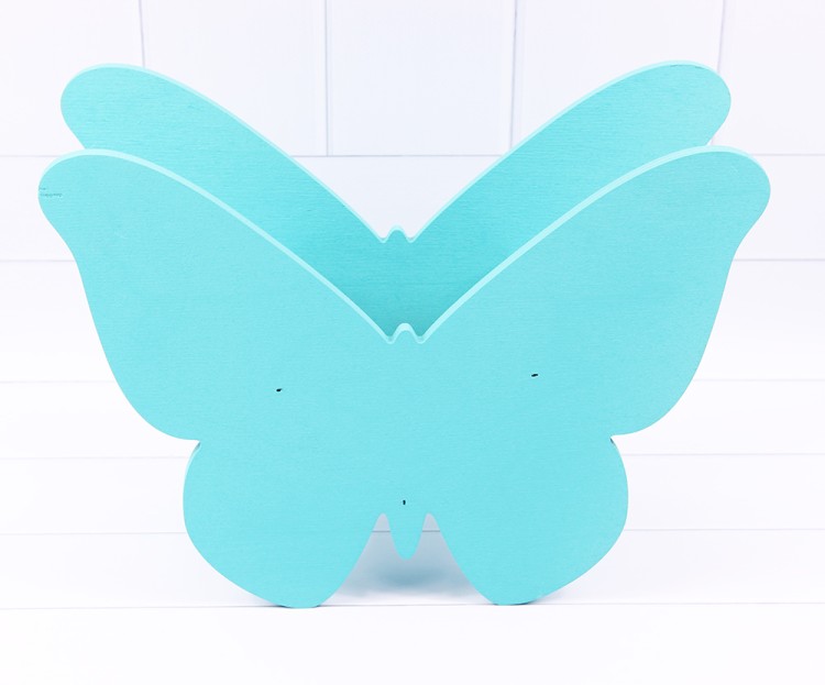 022-15 кашпо Бабочка 28*21*19 Бирюзовый 1/1