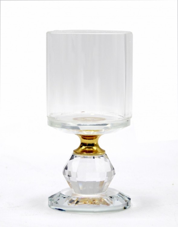 XH103-38 Подсвечник хрустальный 10,5х5 см 