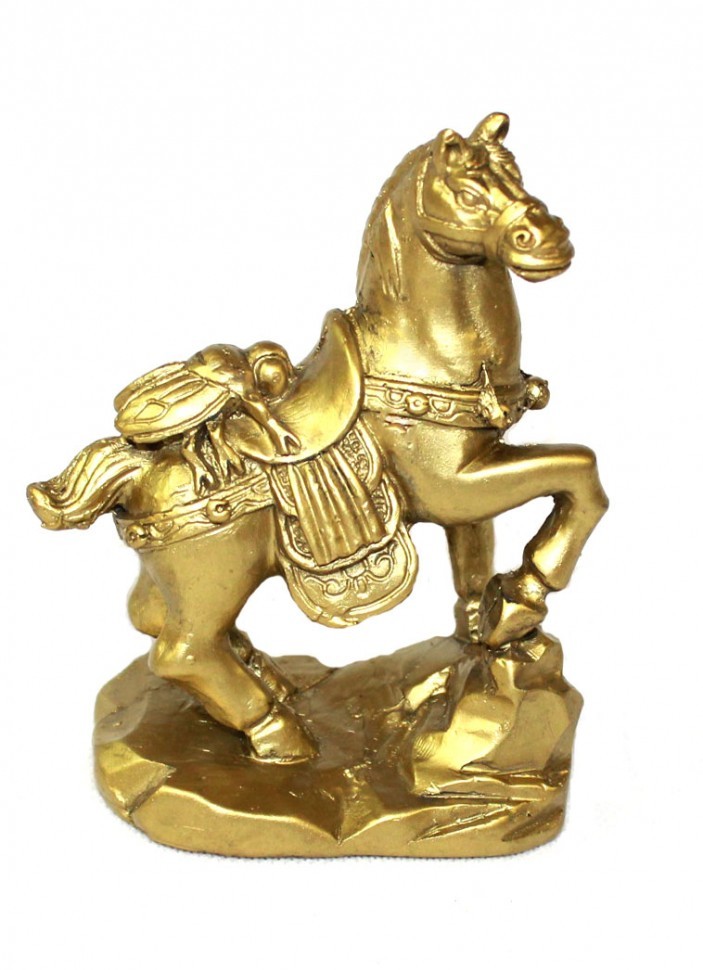 G175 Цикада на лошади (под бронзу) 8*4*7 см