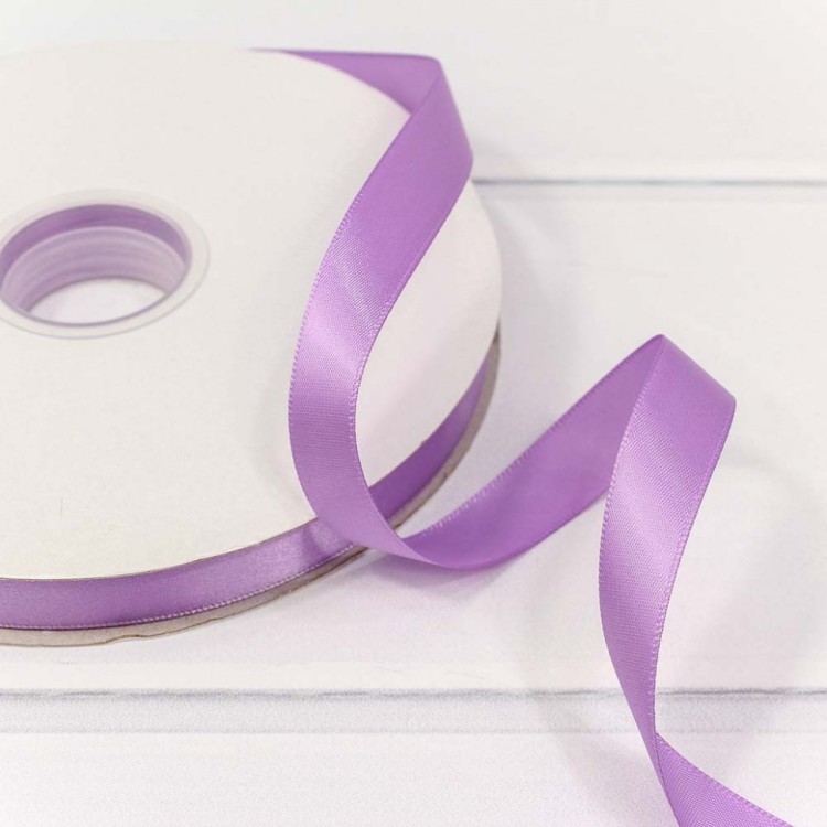 556-15/430 Лента Атласная Полиэстер класс А 1,5см*100ярд Сиреневый 1/18 1/72
