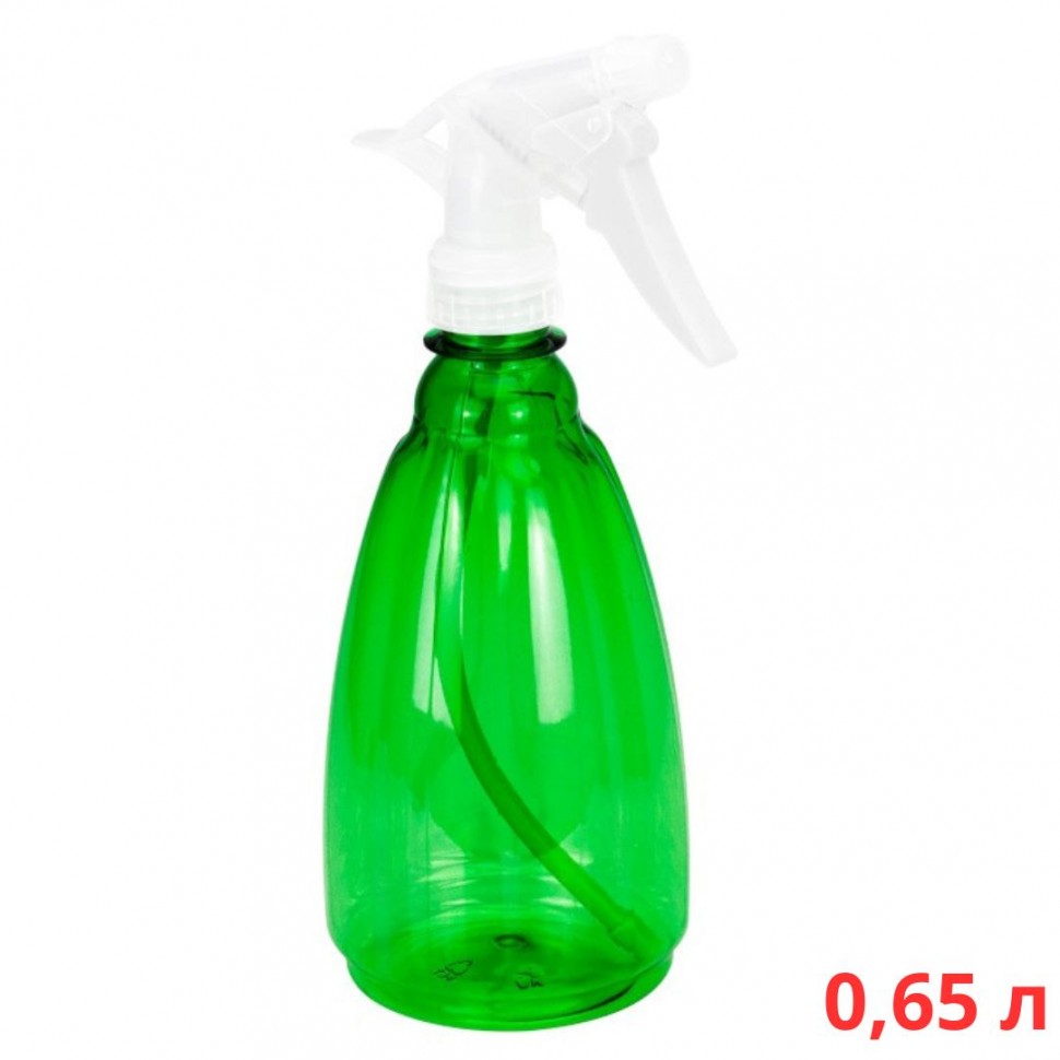 М2149 Опрыскиватель  ФЛЁР 0,65л  Зеленый прозрачный