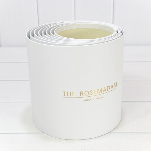 720835/7 Коробки Цилиндр Набор 1/8 19,5*19 без крышки "The Rosemadam" Белый 1/6
