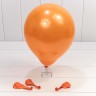 12200/10	Шарики воздушные из латекса "Пастель" 10"/25см (100 шт.) 2,2г Оранжевый 1/70 