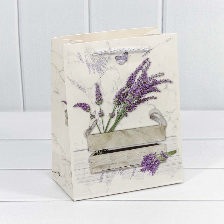 000189E Пакет подарочный "Лаванда" (микс 189) 18*23*10 210г 1/20 1/360