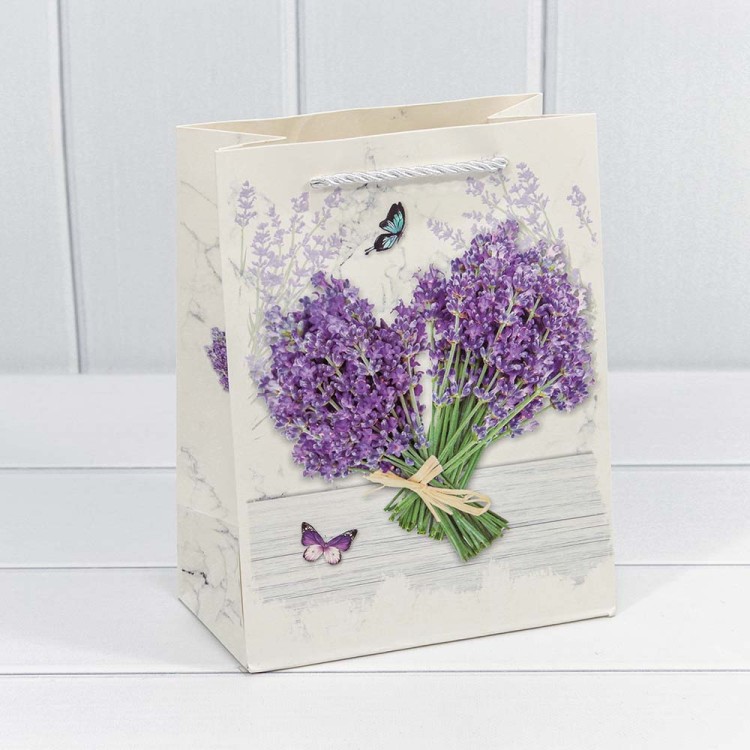 000189E Пакет подарочный "Лаванда" (микс 189) 18*23*10 210г 1/20 1/360