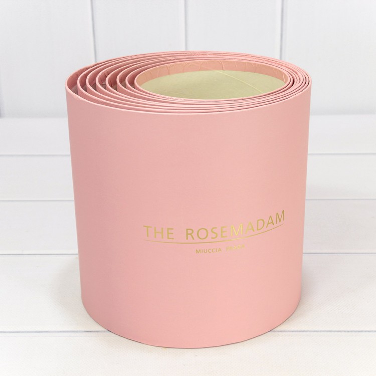 720835/5 Коробки Цилиндр Набор 1/8 19,5*19 без крышки "The Rosemadam" Розовый 1/6
