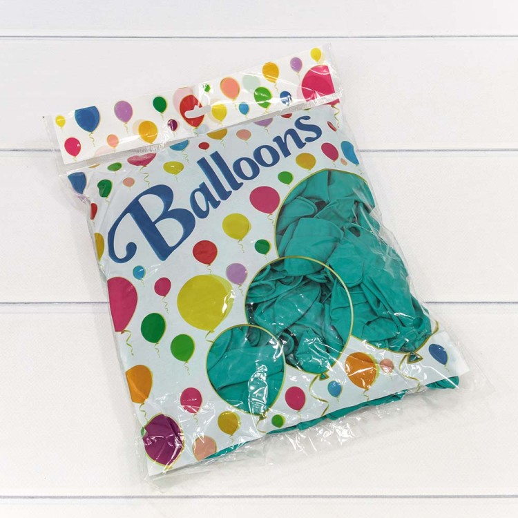 12300/12	Шарики воздушные из латекса "Пастель" 12"/30см (100 шт.) 2,8г Мятный 1/50