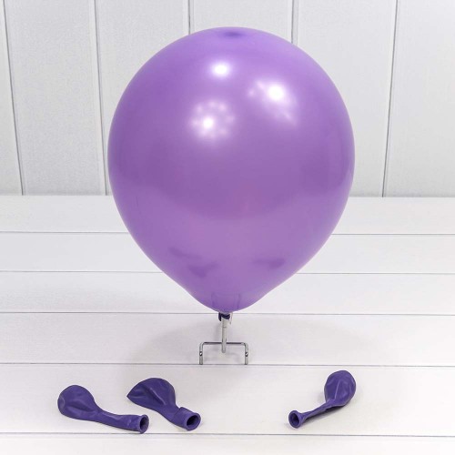 12200/8 Шарики воздушные из латекса "Пастель" 10"/25см (100 шт.) 2,2г Фиолетовый 1/70 
