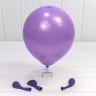 12200/8 Шарики воздушные из латекса "Пастель" 10"/25см (100 шт.) 2,2г Фиолетовый 1/70 