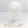 12200/7 Шарики воздушные из латекса "Пастель" 10"/25см (100 шт.) 2,2г Белый 1/70 