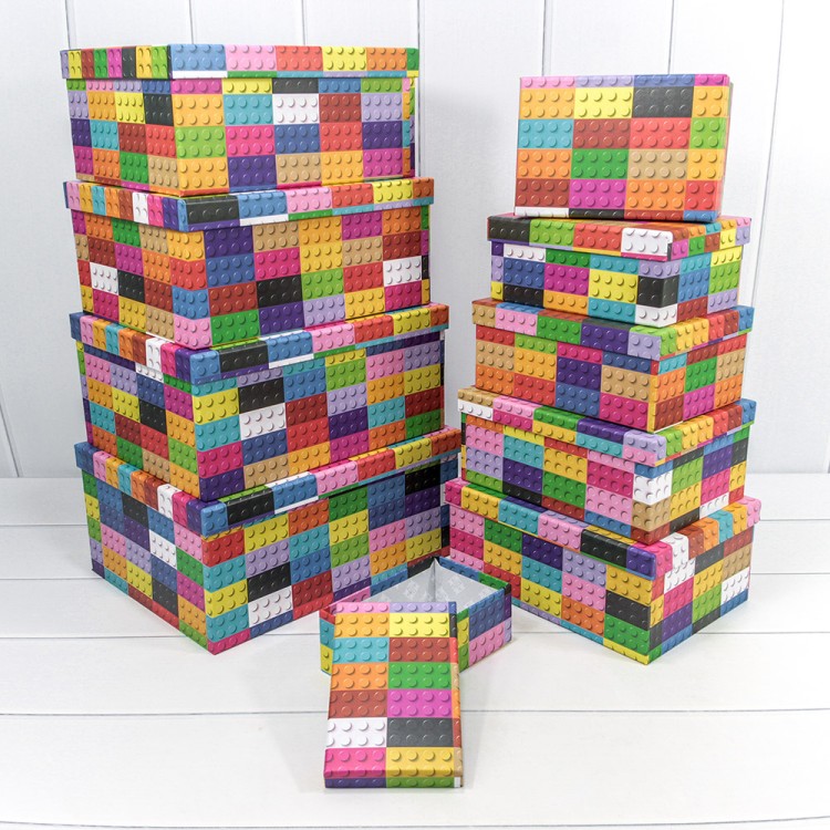 721604/2587 Коробки Прямоугольные Набор 1/10 34*26*15,3 "Детский"-2587 1/6