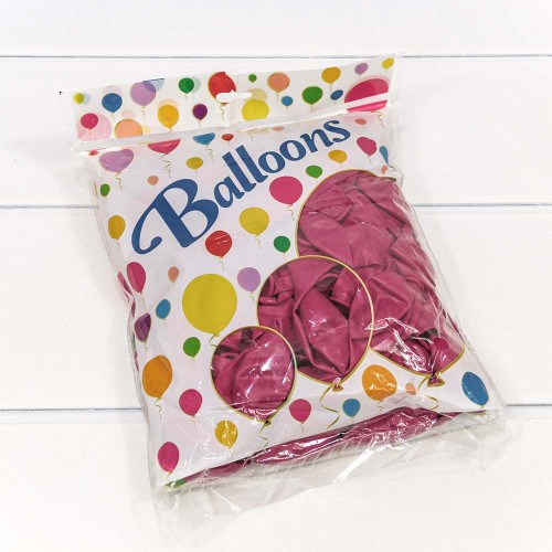 12200/6 Шарики воздушные из латекса "Пастель" 10"/25см (100 шт.) 2,2г Пурпурный 1/70 