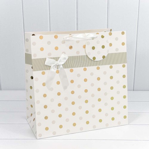 000154X Пакет подарочный "Леди" с тиснением (микс) 37*37*20 230г 1/20 1/120 