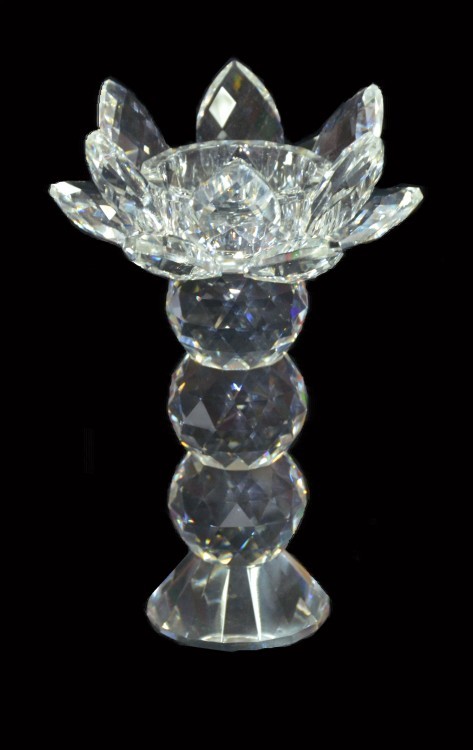 ХН103-7 Подсвечник (лотос) 10х10х16 см