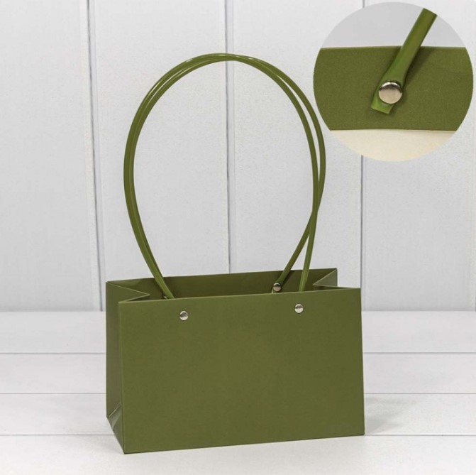 000171EA/27 Пакет подарочный "Ваза для цветов" 22*13,5*11 Оливково-зелёный 1/10 1/120 000171EA/27 Пакет подарочный "Ваза для цветов" 22*13,5*11 Оливково-зелёный 1/10 1/120