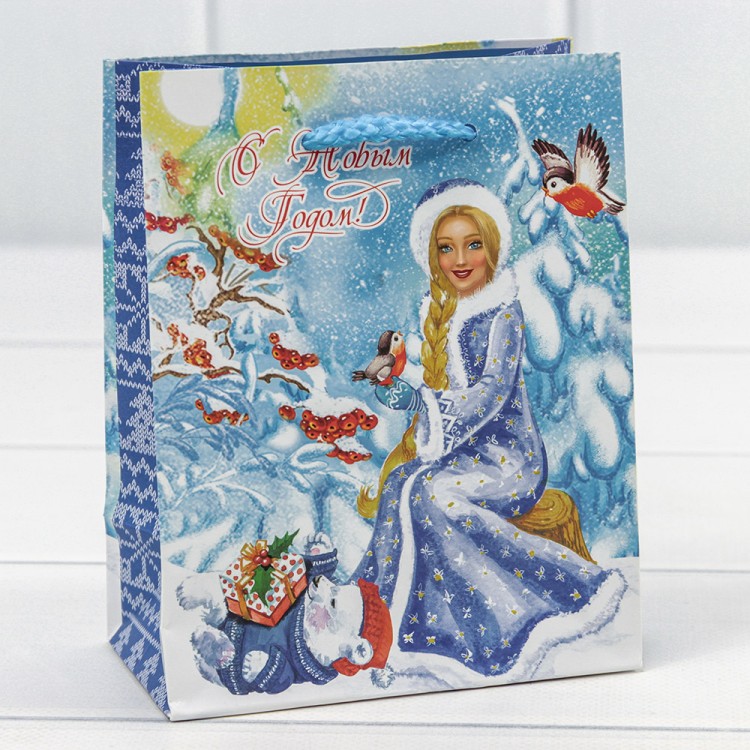 300431H Пакет подарочный "Новый год" (микс 431) 12*15*6,7 128г 1/20 1/600