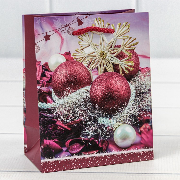 300431H Пакет подарочный "Новый год" (микс 431) 12*15*6,7 128г 1/20 1/600