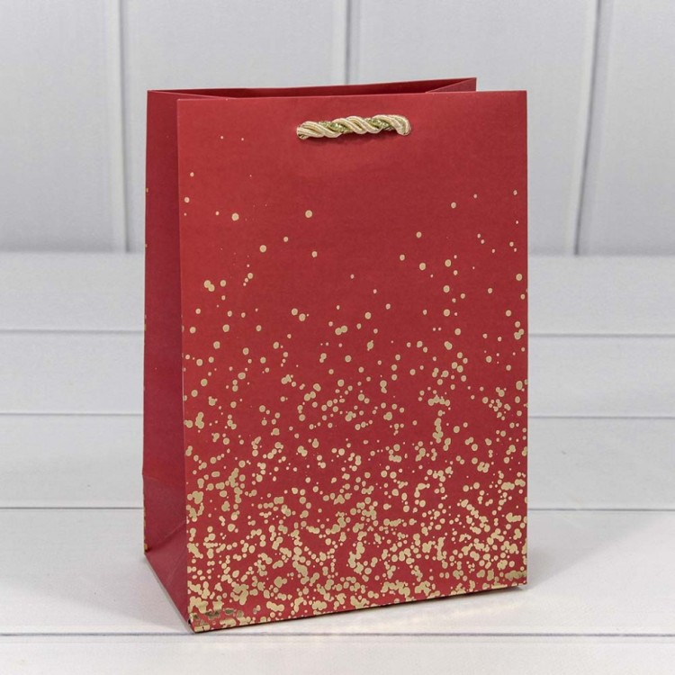 300368C Пакет подарочный "Золотые вкрапления" (микс) 26*32*12 230г 1/20 1/240