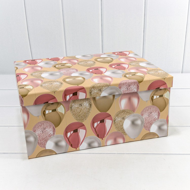 721604/2481 Коробки Прямоугольные Набор 1/10 34*26*15,3 "Воздушные шарики"-2481 1/6