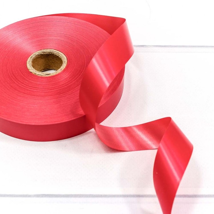 589-20/1 Лента полипропиленовая 2 см*100 ярд красный 1/10 1/120