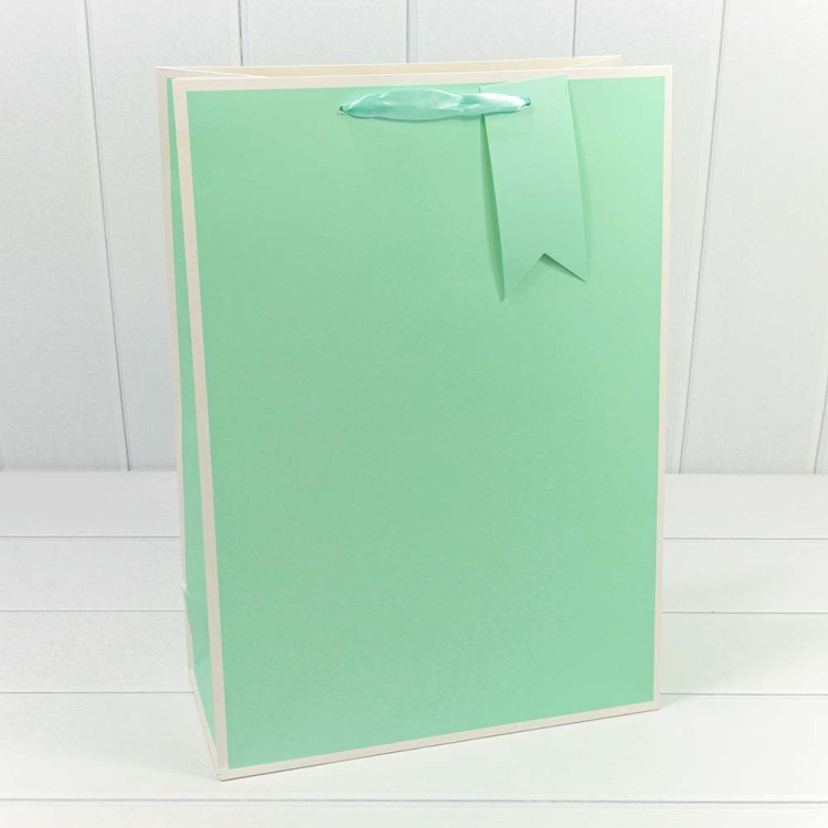 000169A Пакет подарочный Однотонный в рамке (микс) 32*45*15 230г 1/20 1/80