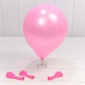 12200/3 Шарики воздушные из латекса "Пастель" 10"/25см (100 шт.) 2,2г Ярко-розовый 1/70 