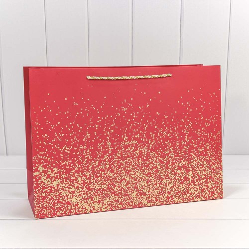 300368AA Пакет подарочный "Золотые вкрапления" (микс) 39.5*33*15 230г 1/20 1/80