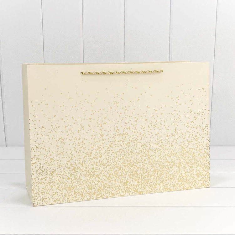 300368AA Пакет подарочный "Золотые вкрапления" (микс) 39.5*33*15 230г 1/20 1/80