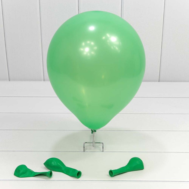 12200/2 Шарики воздушные из латекса "Пастель" 10"/25см (100 шт.) 2,2г Зелёный 1/70