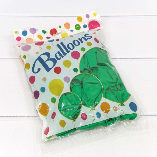 12200/2 Шарики воздушные из латекса "Пастель" 10"/25см (100 шт.) 2,2г Зелёный 1/70