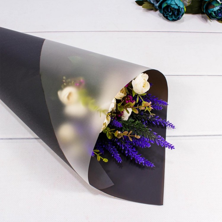 PPM3-7 Пленка матовая двухцветная 60*60 см серая-прозрачная (20 листов) 1/100