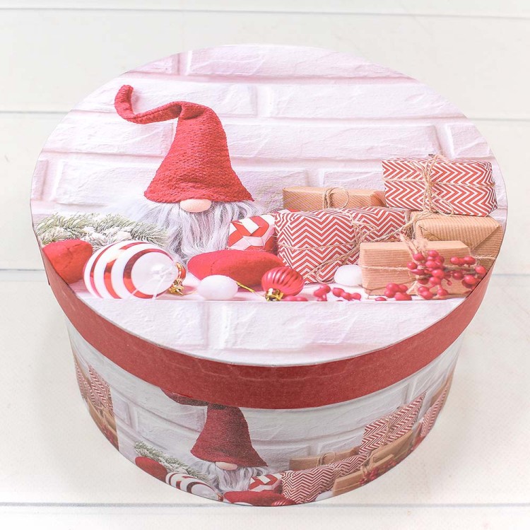 7302247/1653 Набор коробок 1/3 круглый 21*11,5 см Гномик 1/30