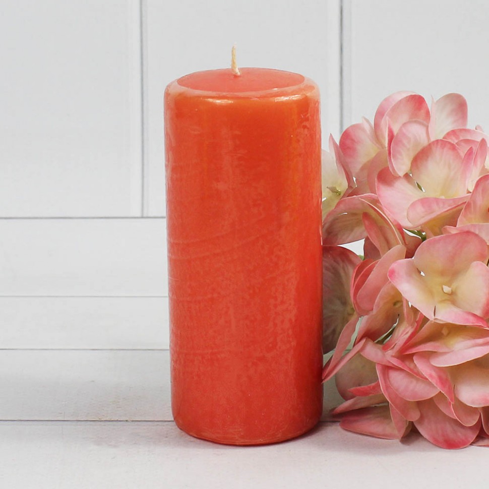 1381592800 Цилиндр 50 Н100 свеча парафиновая, лососевый, шт