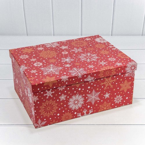 730604/2308 Коробки Прямоугольные Набор 1/10 34*26*15,3 "Новый год" 1/6