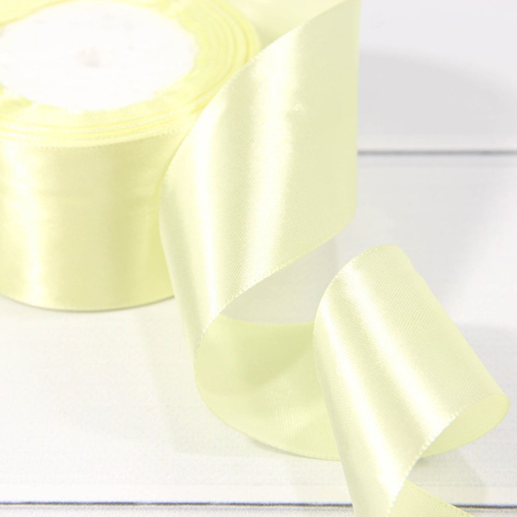 562-50/02 Лента Атласная Сатин 5см*25ярд Светло-жёлтый 1/4 1/160 562-50/02 Лента Атласная Сатин 5см*25ярд Светло-жёлтый 1/4 1/160