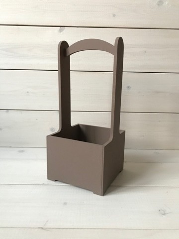 0010459 Ящик для декора 14х14х30 Мускат