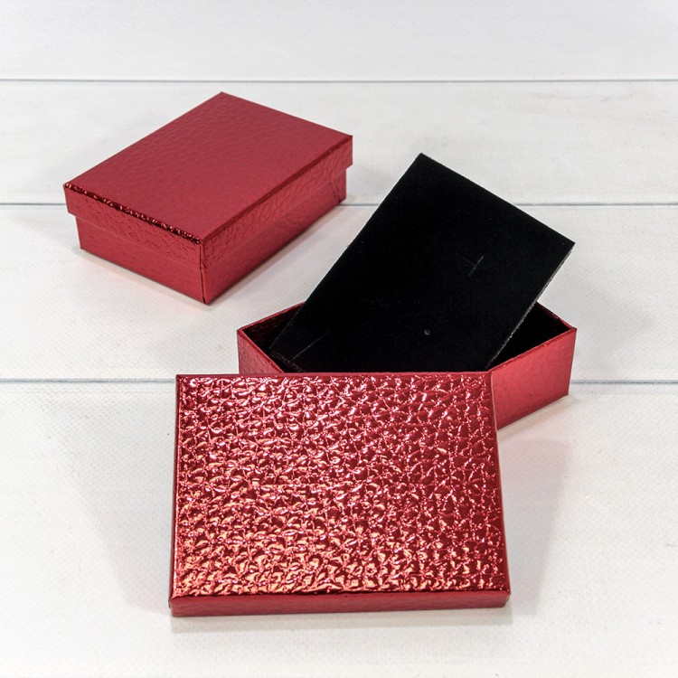 626811/6 Коробка Прямоугольная 11*8*3 "Кожа крокодила" Красный 1/12 1/360