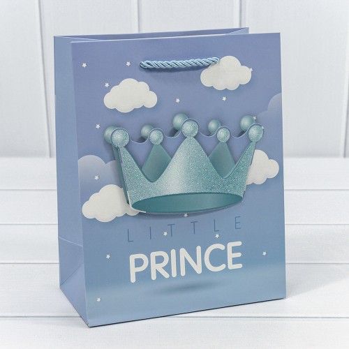 000319E Пакет подарочный с 3D аппликацией "Детский" (микс 319) 18*23*10 210г 1/20 1/360