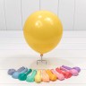 14300 Шарики воздушные из латекса "Макарун" 10"/25см (100 шт.) 2,2г (микс) 1/70