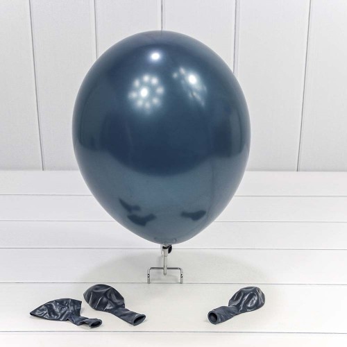 14400/10 Шарики воздушные из латекса "Макарун" 12"/30см (100 шт.) 2,8г Тёмно-синий 1/60