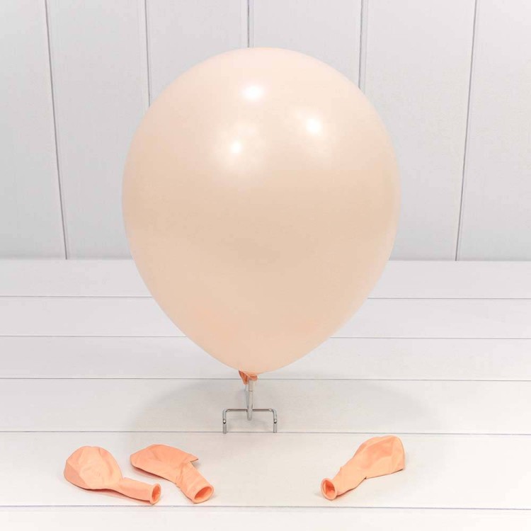 14400/9 Шарики воздушные из латекса "Макарун" 12"/30см (100 шт.) 2,8г Персиковый 1/60