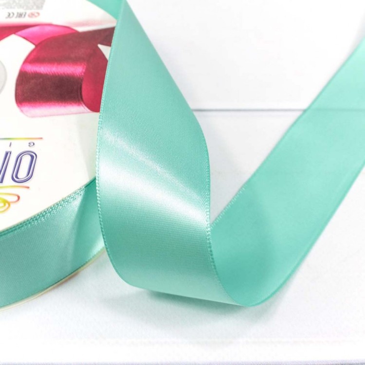 556-38/314 Лента атласная полиэстер 3,8 см 100 ярдов бирюзовый 1/9 1/36 556-38/314 Лента атласная полиэстер 3,8 см 100 ярдов бирюзовый 1/9 1/36