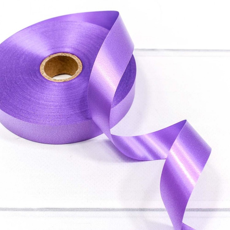 589-20/4 Лента полипропиленовая 2 см*100 ярд фиолетовый 1/10 1/120