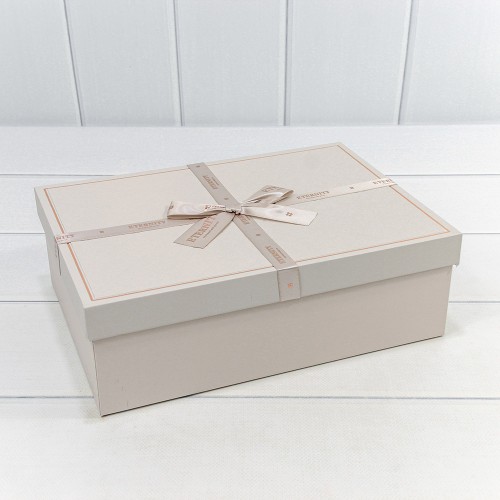 721633/2 Коробки Прямоугольные Набор 1/3 29*21*9,5 с бантом "Eternity" Пудровый 1/12