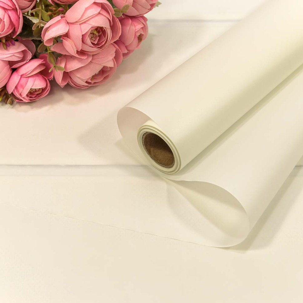 001353/1 Плёнка 0,58*10м с перламутровым отливом 50мкм Белый 1/30 001353/1 Плёнка 0,58*10м с перламутровым отливом 50мкм Белый 1/30