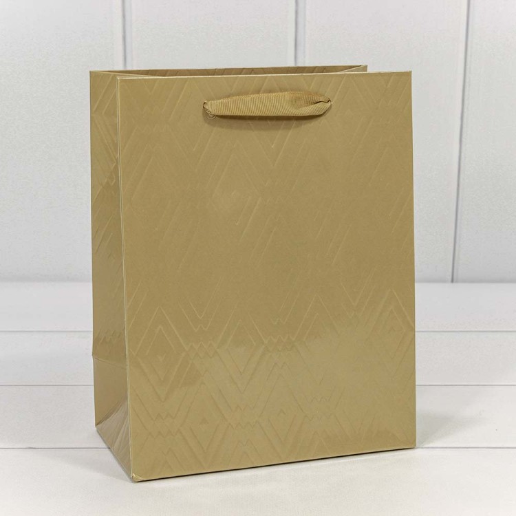 000156E/4 Пакет подарочный "Элегант" Золотой 18*23*10 230г 1/20 1/160