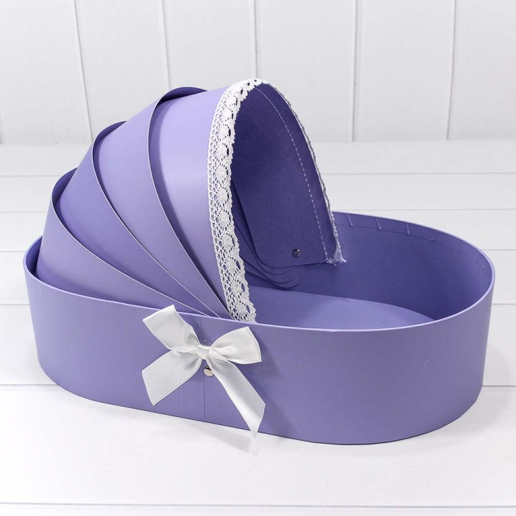 720970/2 Коробки "Люлька" Набор 1/3 39*23,3*9 Светлый пурпурно-синий 1/18